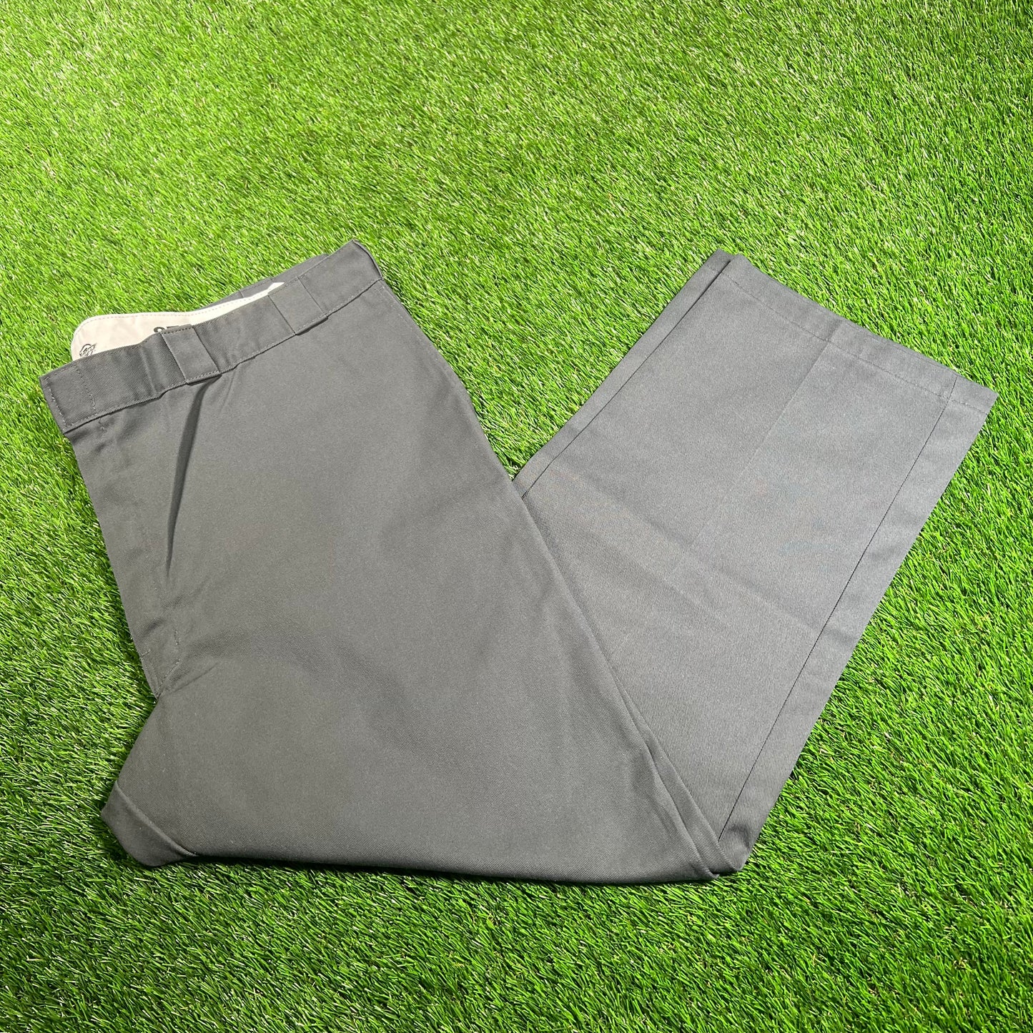 Dickies Straight Leg Grey Pants Size 46x30 USED v18079