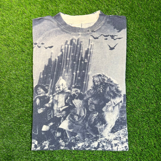 1992 Wizard of Oz AOP Tee Size Large USED v18812