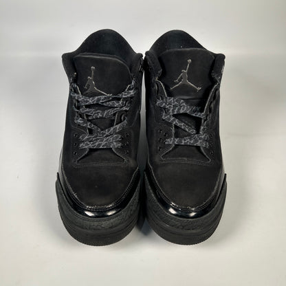 Jordan 3 Black Cat (2025) Size 9.5 USED s20055