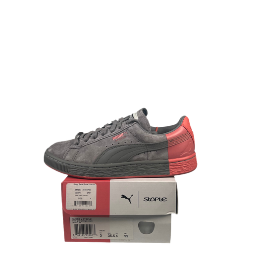 Puma Suede x Staple Grey (2016) Size 4 USED s18469