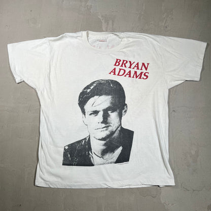 1992 Bryan Adams White Tour Tee Size XL USED v20113