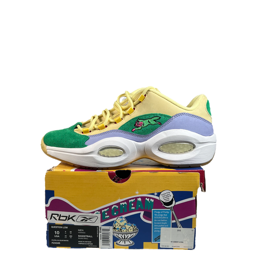 Reebok Question Low BBC Ice Cream Running Dog (2020) Size 10 USED s21119