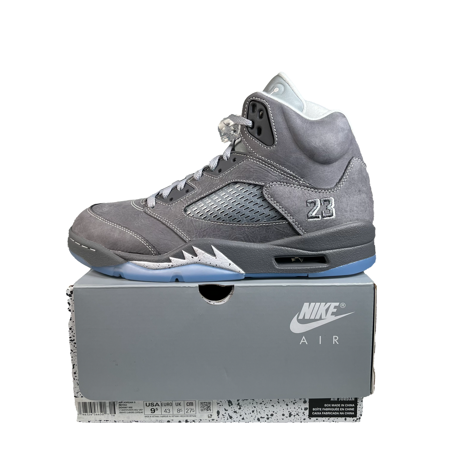 Jordan 5 Wolf Grey (2026) Size 9.5 NEW s22160