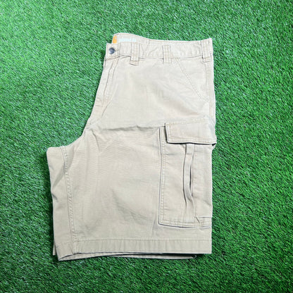 Carhartt Cargo Tan Shorts Size 44 USED v18088
