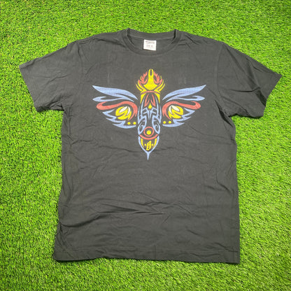Billionaire Boys Club Glass Bird Black Tee Size XL USED v18260