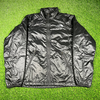 North Face Black Rain Jacket Size Medium USED v16885