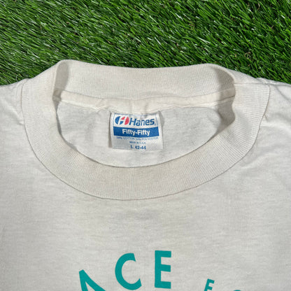 1991 "Race for the Cure" White Tee Size Large USED v17637