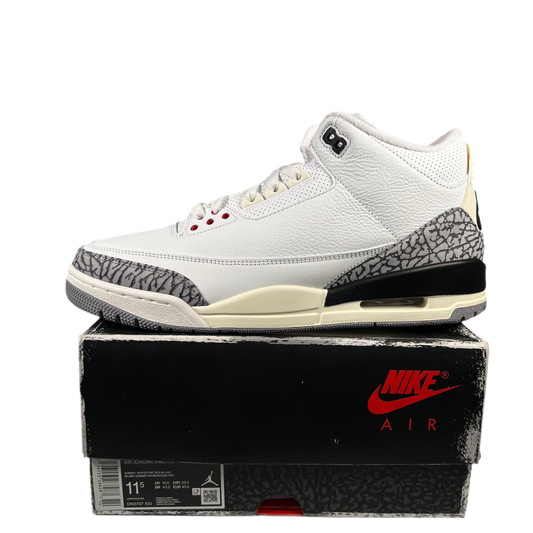 Jordan 3 White Cement Reimagined (2023) Size 11.5 NEW s18831