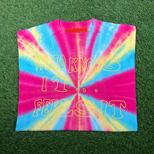 CPFM "Who Knows It Feels It" Tie Dye Shirt Size 4 (XL) NEW x15050