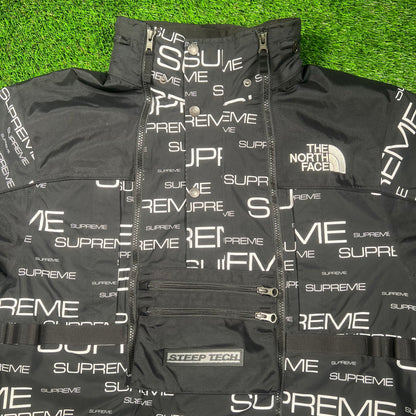 Supreme North Face Steep Tech Apogee Jacket Black (2021) Size XL USED x16657