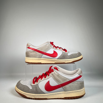 Nike Dunk Low Rojo Gris (2008) Size 12 USED s20912
