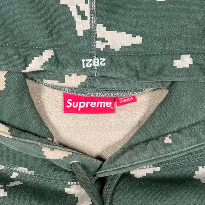 Supreme Box Logo Hoodie Olive Russian Camo (2021) Size Large USED x18970