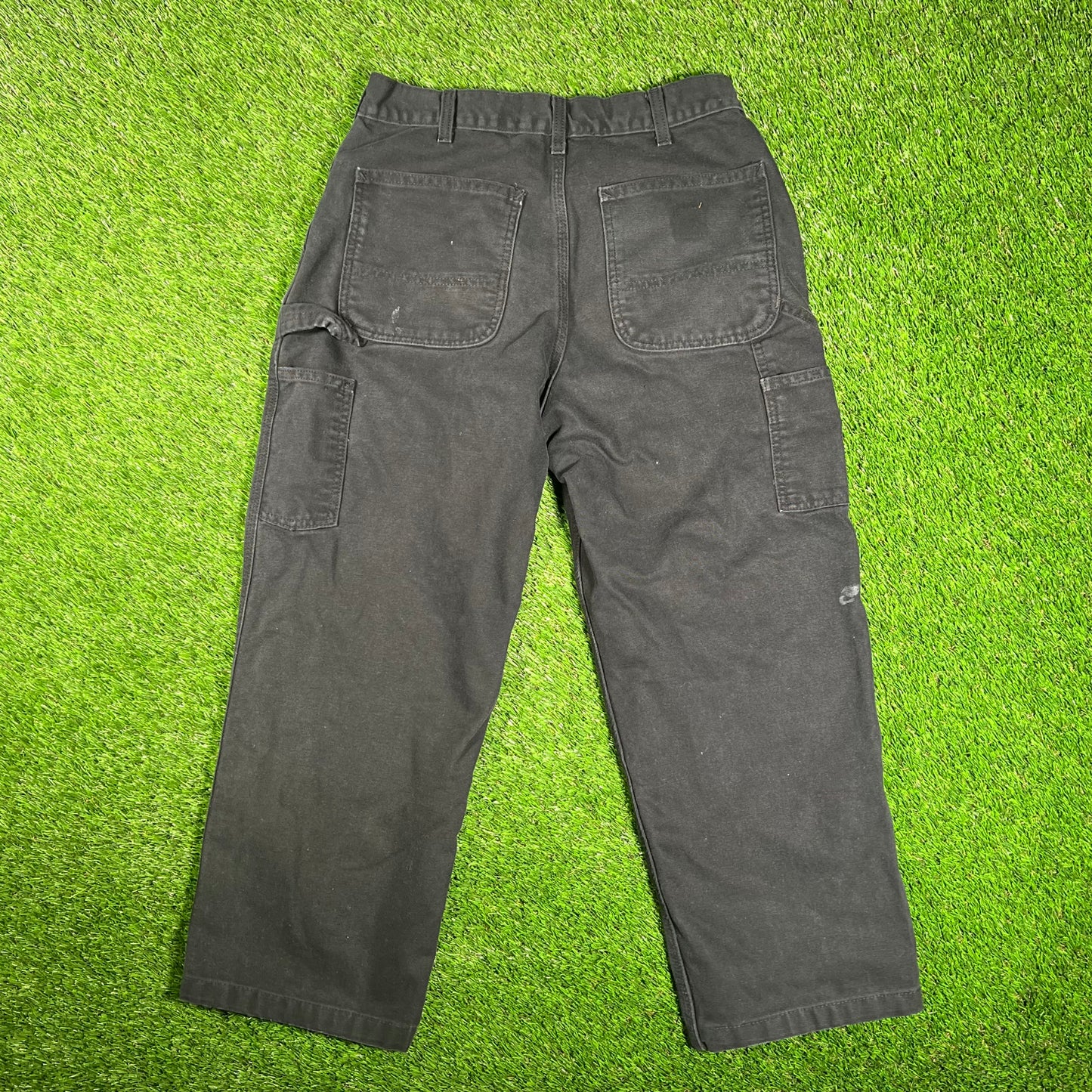 Y2K Carhartt Workwear Black Pants Size 32x32 USED v18102