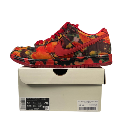Nike SB Dunk Low Wizard of Oz Poppy Field (2024) Size 12 USED s17953