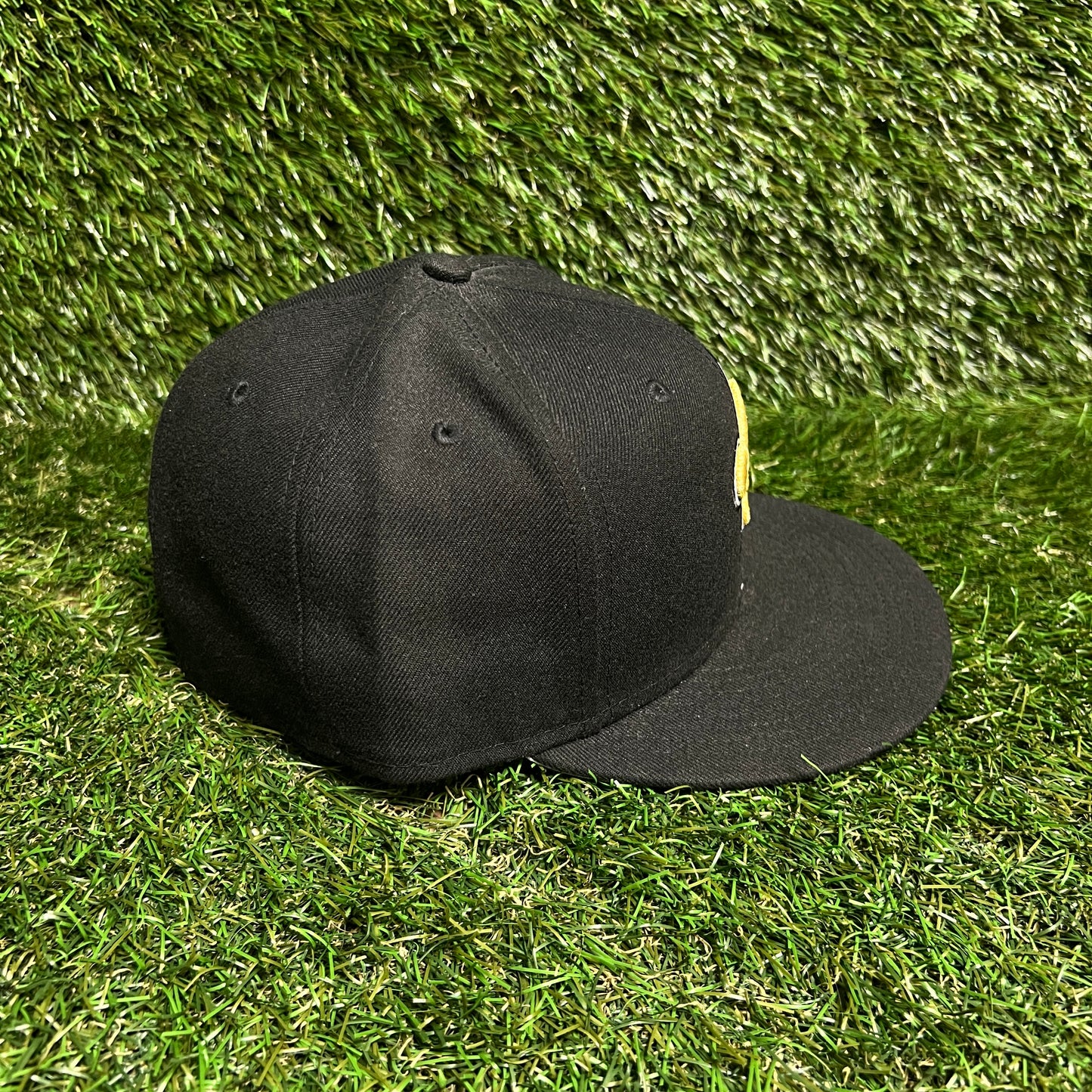 New Era NFL New Orleans Saints Black Hat Size 7 1/2 USED v15984