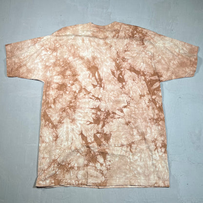 Grateful Dead 2000s Swirl Bear Brown Tie Dye Tee Size XL USED v9920