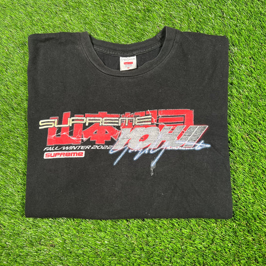 Supreme Yohji Yamamoto Black Tekken Tee Size Medium USED x14933