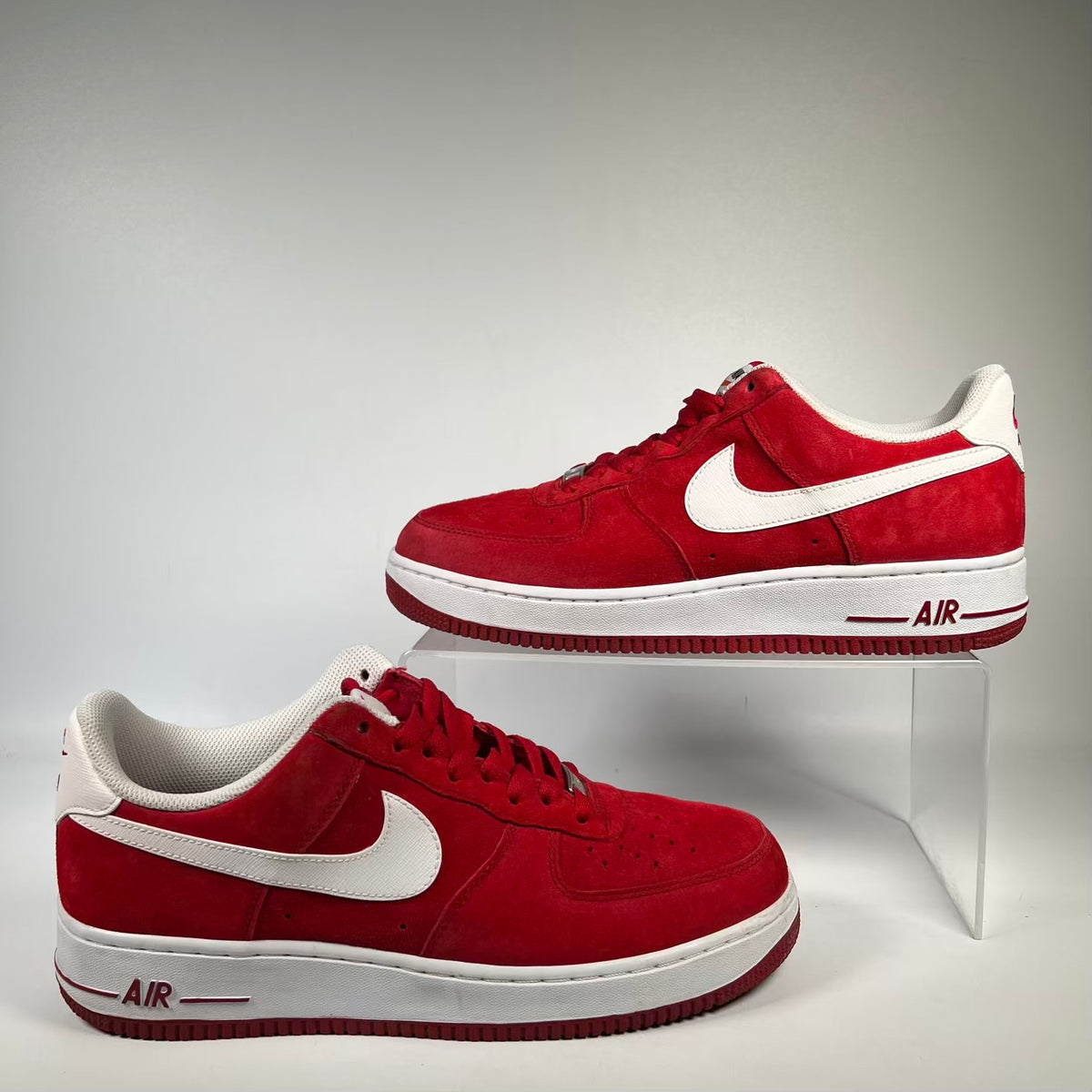 Nike Air Force 1 Low Gym Red White (2017) Size 10 USED s23772