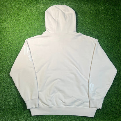 Nike SB Skate Like A Girl Light Bone Hoodie Size Large USED x16882