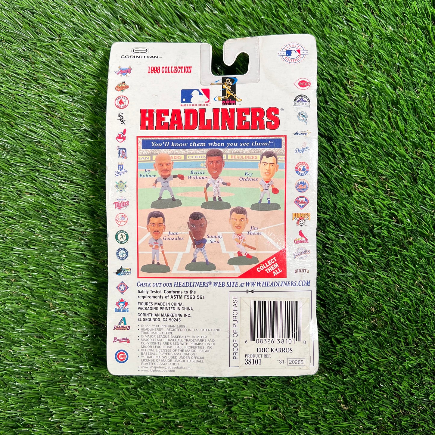 1998 Headliners Collectibles Eric Karros NEW v16507