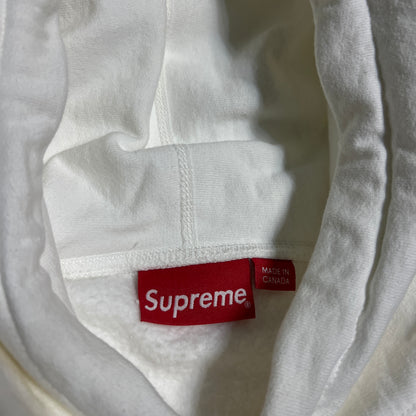 Supreme White BOGO Hoodie (2021) Size XL USED x14251