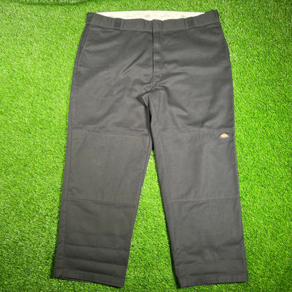 Dickies Straight Leg Black Pants Size 44x30 USED v18070