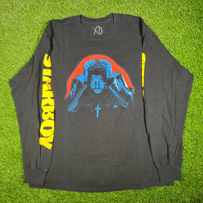 The Weekend Black "Starboy" Tour Longsleeve Size XL USED v17494