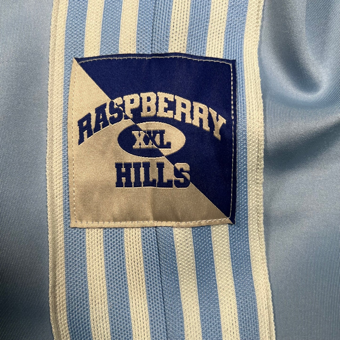 GV Gallery Raspberry Hills Blue/White Track Pants Size Medium USED x15437