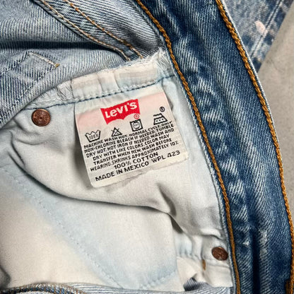 1999 Levi's 501xx Blue Denim Jeans Size 38 USED v20439