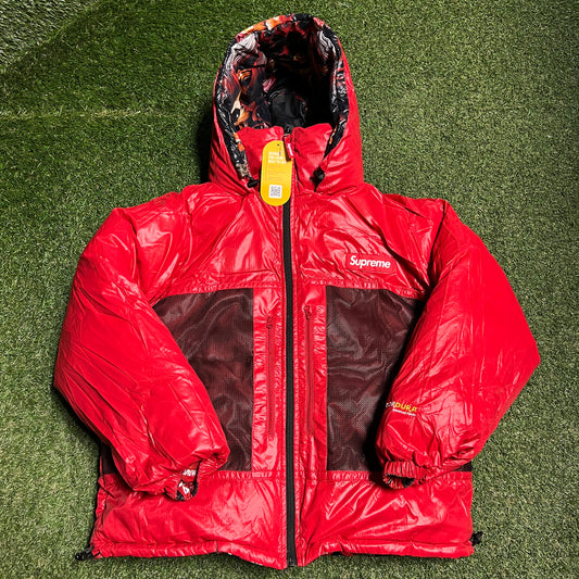 Supreme Reversible Featherweight Down Red Puffy Jacket Size Small NEW x13889