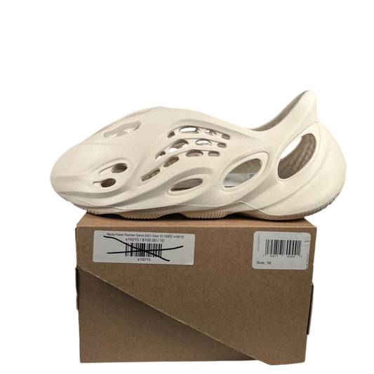 Yeezy Foam Runner Sand (2021) Size 10 USED s18773