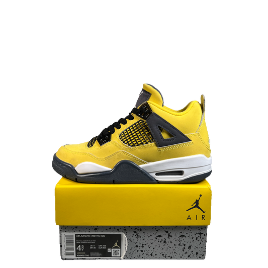 Jordan 4 Lightning (2021) Size 4.5Y USED s22589