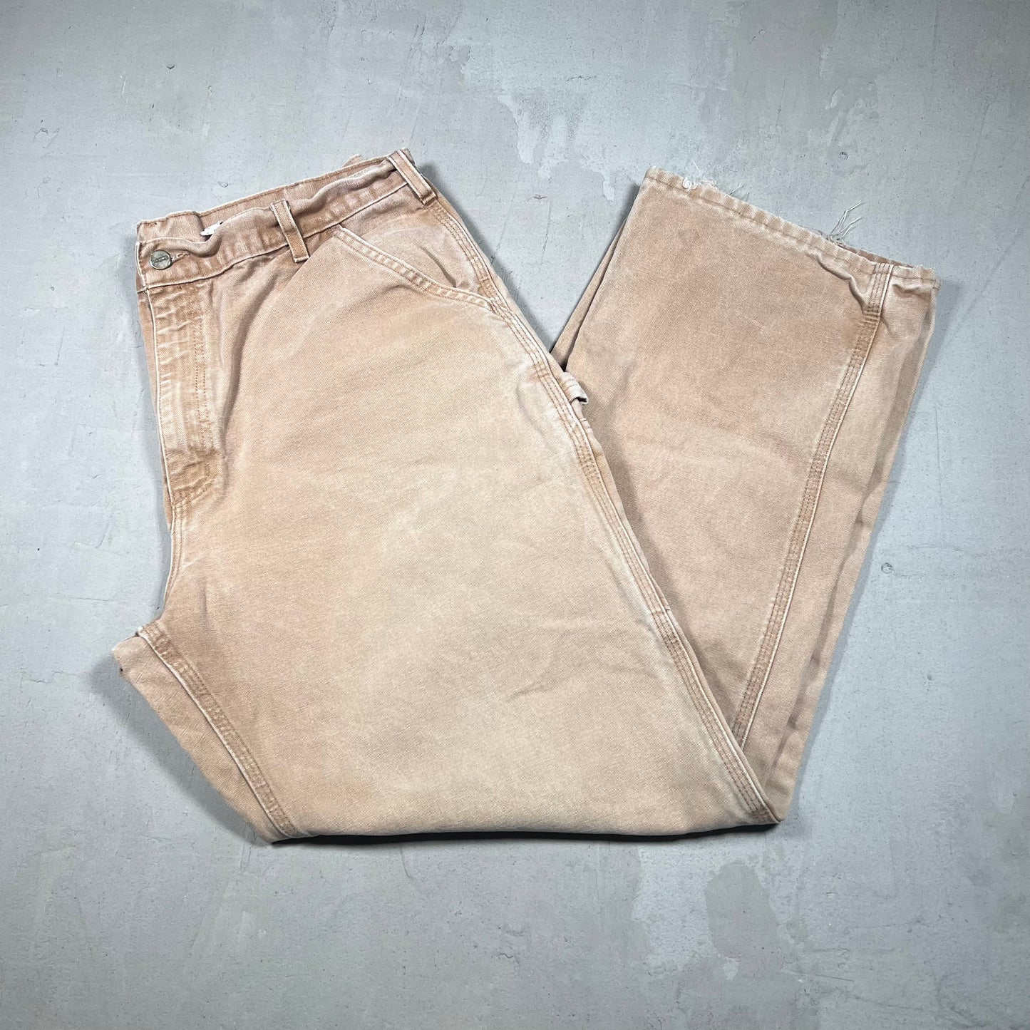 1990's Carhartt Tan Carpenter Pants Size 32 USED v19280