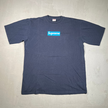 Supreme Icy Blue Box Logo Tee (2006) Size XL USED x16220