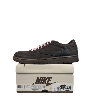 Jordan 1 Low Travis Scott Velvet Brown (2024) Size 12 USED s21625