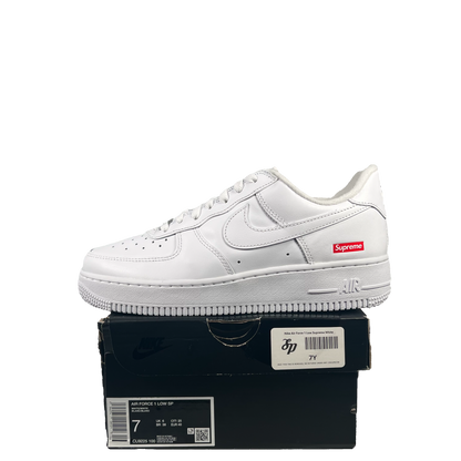 Nike Air Force 1 Supreme White (2020) Size 7 NEW s19571