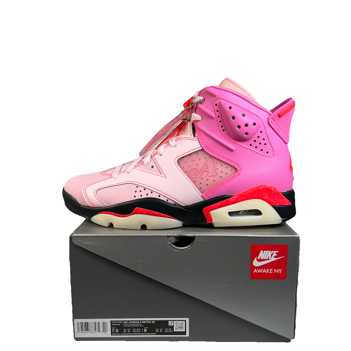 Jordan 6 Awake NY Playful Pink (2026) Size 7.5 NEW s23196