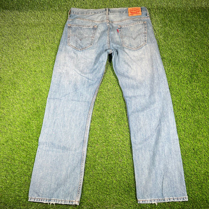Levis 569 Blue Jeans Size 34x32 USED v16840