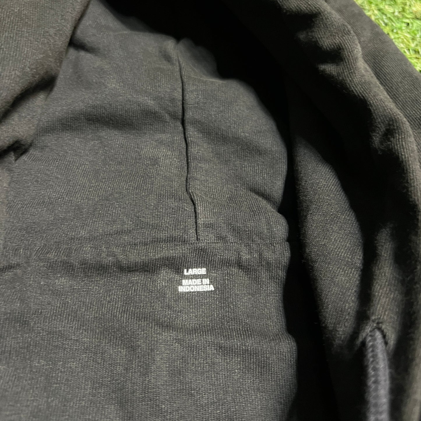 Yeez Gap Zip Up Hoodie Black Size Large NEW x13655