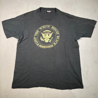 1990s George Clinton Paint the White House Black Black Tee Size XL USED v16247