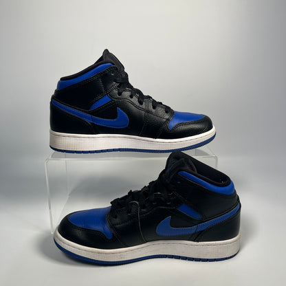 Jordan 1 Mid Royal (2020) Size 6y USED s17633