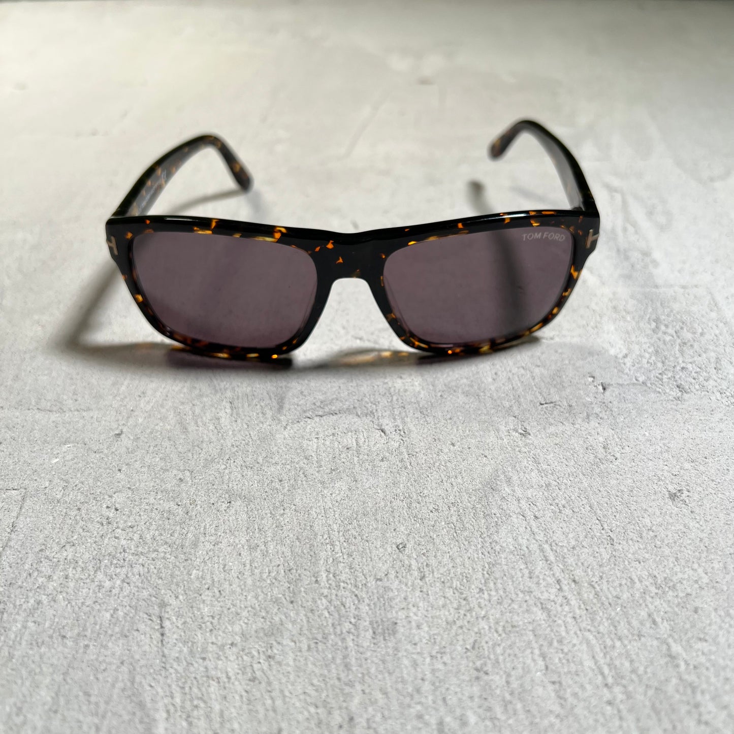 Tom Ford August Sunglasses Tortoise USED x17649