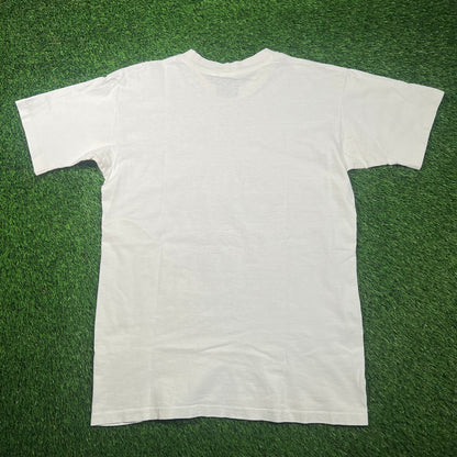 1992 Harley Davidson Taz White Tee Size Medium USED v18628