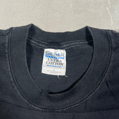 Y2K E-Zwider Slow Buring Black Tee Size XL USED v19399