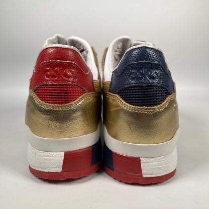 ASICS Gel-Lyte III KFE USA Gold (2014) Size 10 USED S19778