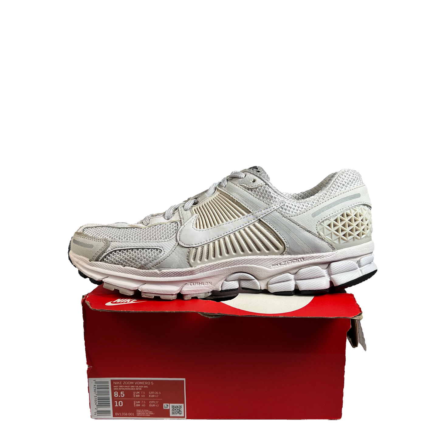 Nike Zoom Vomero 5 Vast Grey (2023) Size 8.5 USED s22311