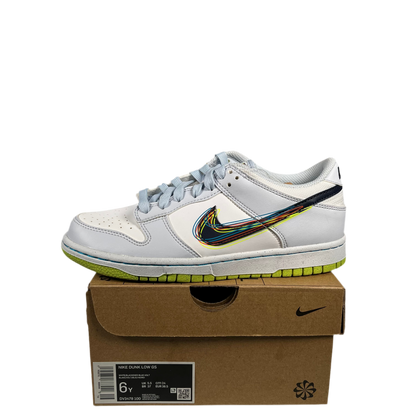 Nike Dunk Low 3D Swoosh Grey (2022) Size 6y NEW s17904