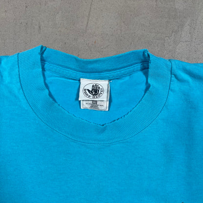 1990s Body Glove Blue Tee Size XL USED v19192