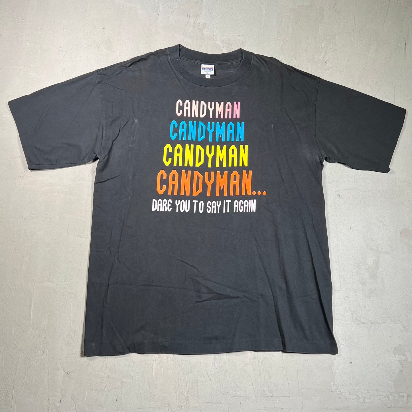 1992 Candyman Promo movie tee Size XL Used v12106