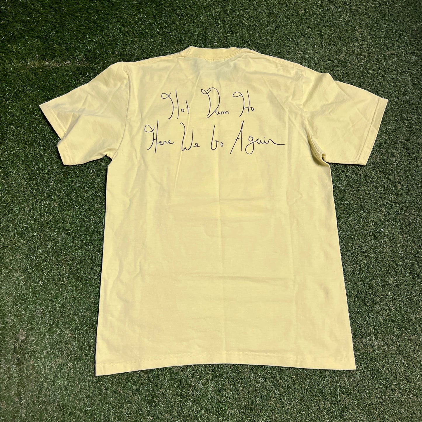 Supreme Lil' Kim Yellow Portrait Tee Size Small USED x14086